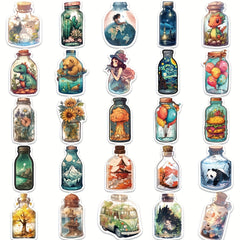 50pcs Waterproof Skateboard Decoration Stickers
