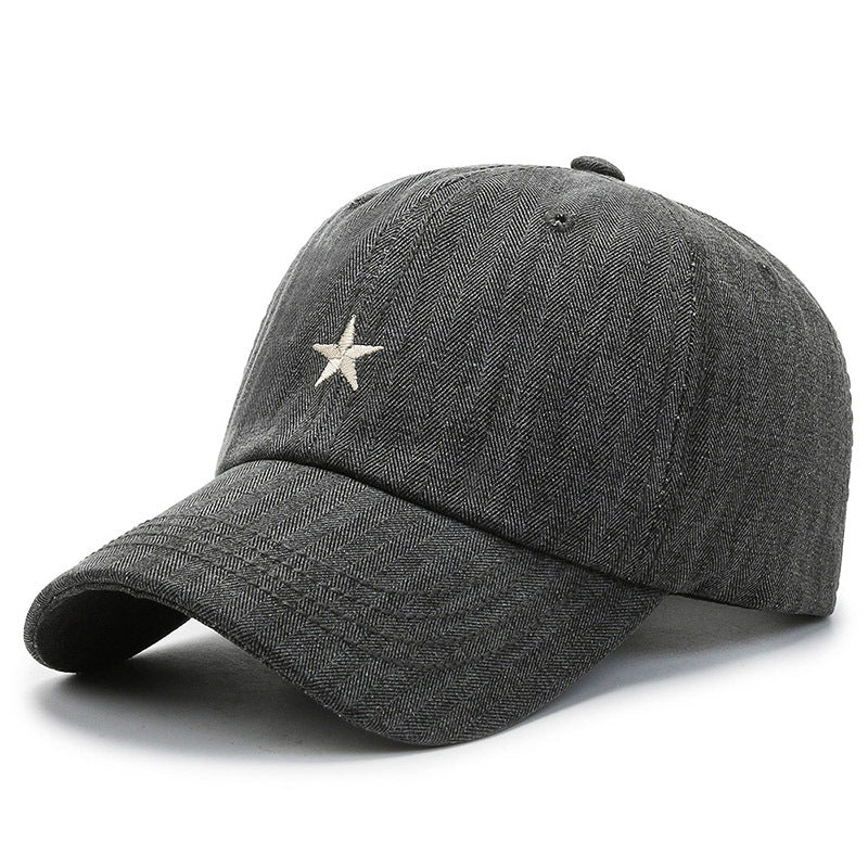 Embroidered Baseball Visor Cap Lightweight Drawstring Retro Hat for Outdoor
