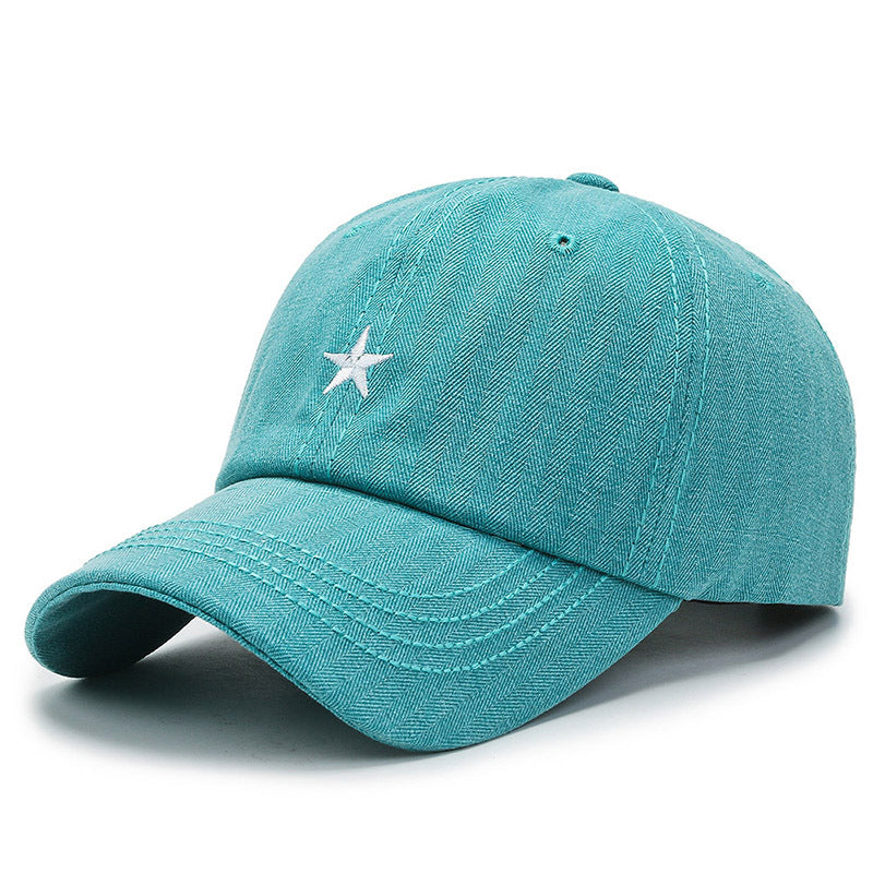 Embroidered Baseball Visor Cap Lightweight Drawstring Retro Hat for Outdoor