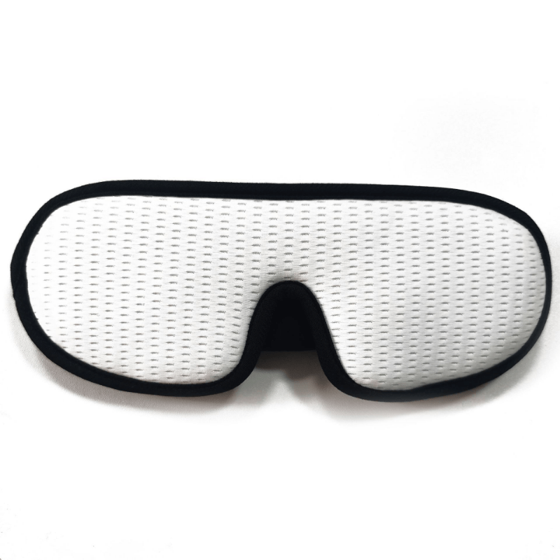 Breathable Eye Mask Soft Padded 3D Contoured Blindfold Adjustable Strap