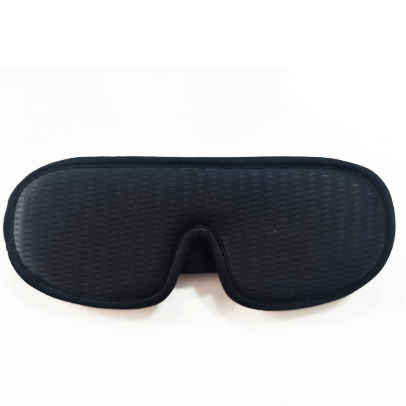 Breathable Eye Mask Soft Padded 3D Contoured Blindfold Adjustable Strap