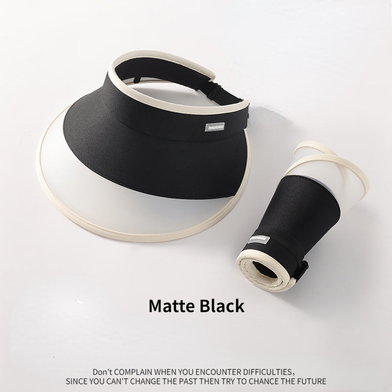 Adjustable Wide Brim Visor Hat UV Protection