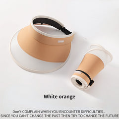 Adjustable Wide Brim Visor Hat UV Protection