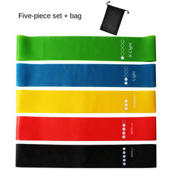 5pcs TPE Resistance Band Set for Squat Buttocks Slimming