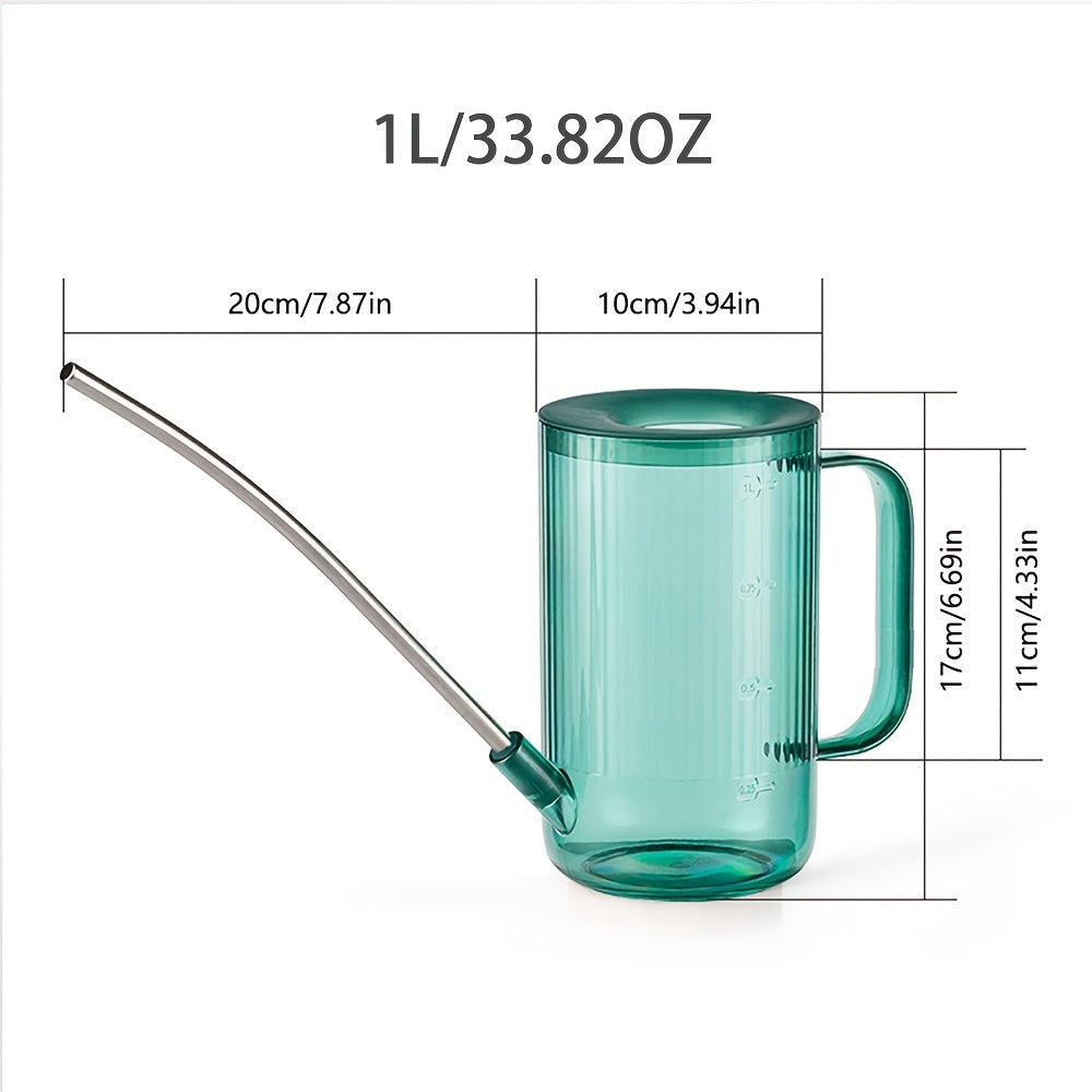 Small Long Spout Watering Can for Indoor Plants 33.82oz