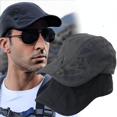Men's Breathable Mesh Sun Hat Quick Drying Visor Cap