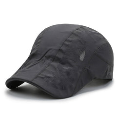 Men's Breathable Mesh Sun Hat Quick Drying Visor Cap