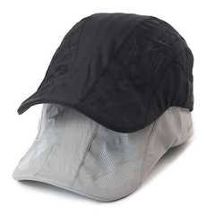 Men's Breathable Mesh Sun Hat Quick Drying Visor Cap
