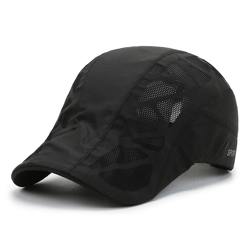 Men's Breathable Mesh Sun Hat Quick Drying Visor Cap