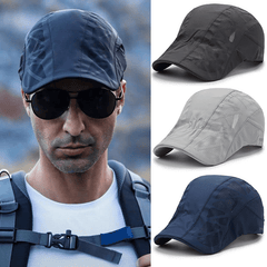 Men's Breathable Mesh Sun Hat Quick Drying Visor Cap