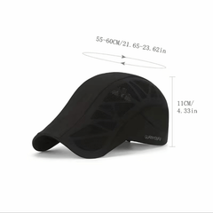 Men's Breathable Mesh Sun Hat Quick Drying Visor Cap
