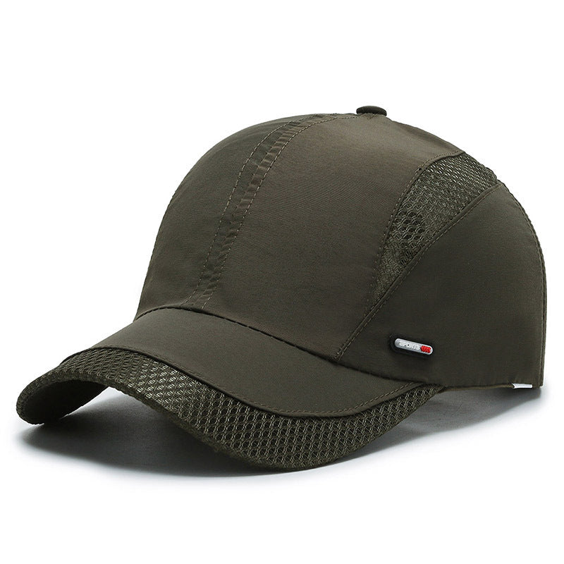 Men's Breathable Mesh Baseball Cap Snapback Sport Dad Fishing Hat