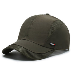 Men's Breathable Mesh Baseball Cap Snapback Sport Dad Fishing Hat