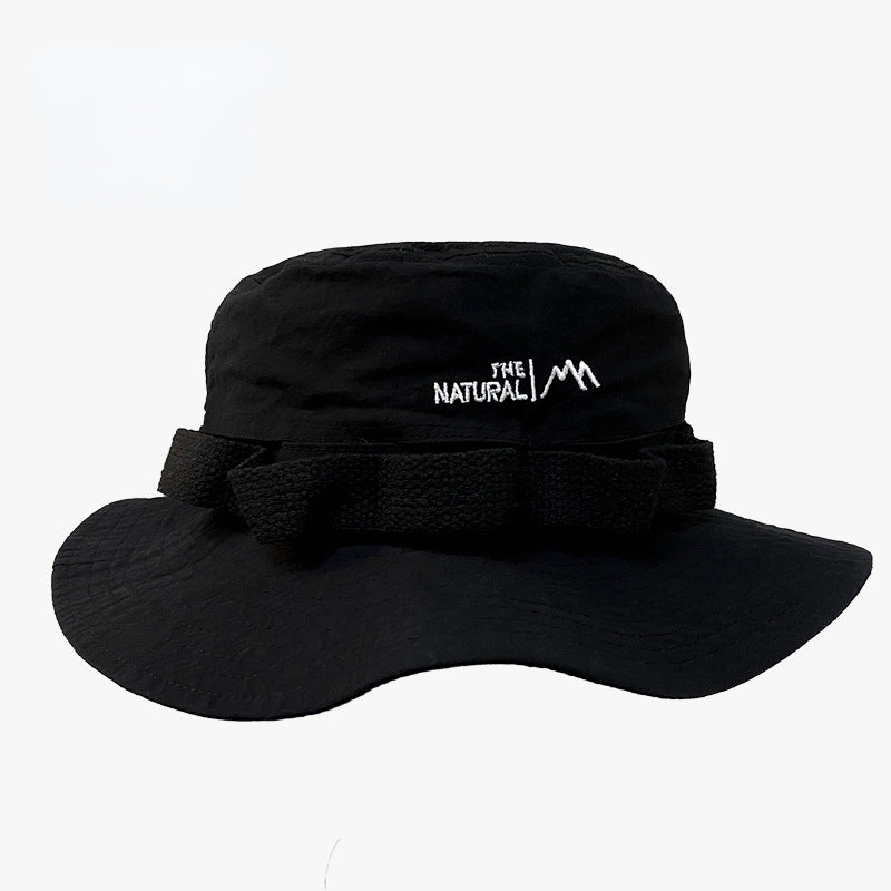 Quick Drying Boonie Hat Solid Mesh Sun Hat For Hiking