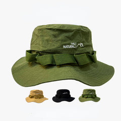 Quick Drying Boonie Hat Solid Mesh Sun Hat For Hiking