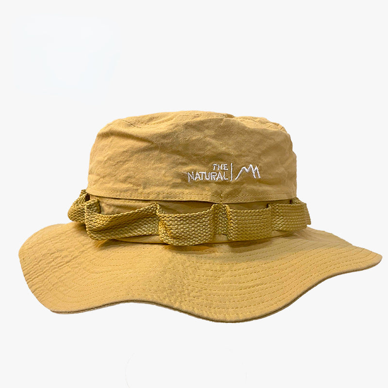 Quick Drying Boonie Hat Solid Mesh Sun Hat For Hiking