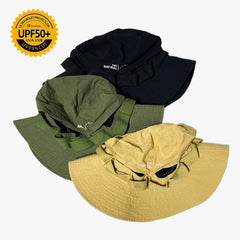 Quick Drying Boonie Hat Solid Mesh Sun Hat For Hiking