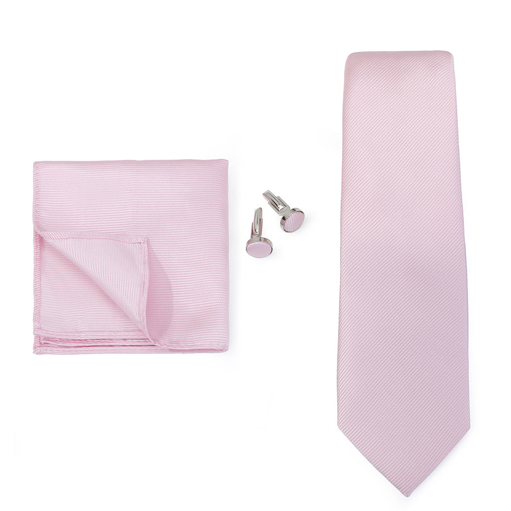 HUISHI 3pcs set Men's Ties Solid Formal Wedding Necktie Jacquard Woven Tie