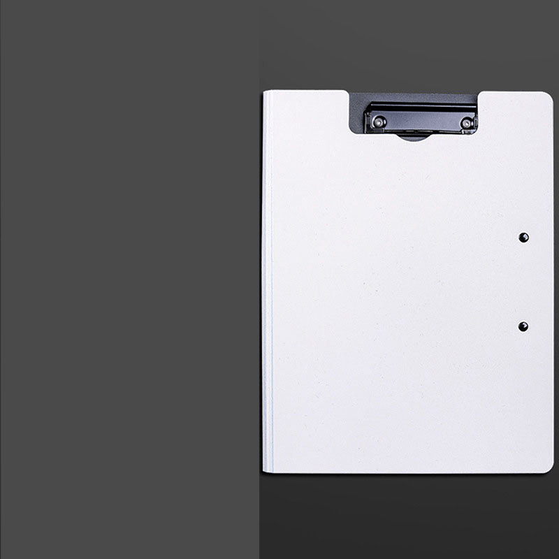 Clipboard Writing Pad Memo Clip Board Double Clips Test Paper Storage Organizer