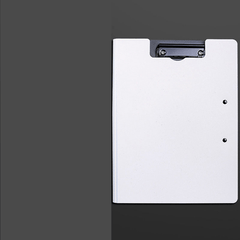 Clipboard Writing Pad Memo Clip Board Double Clips Test Paper Storage Organizer