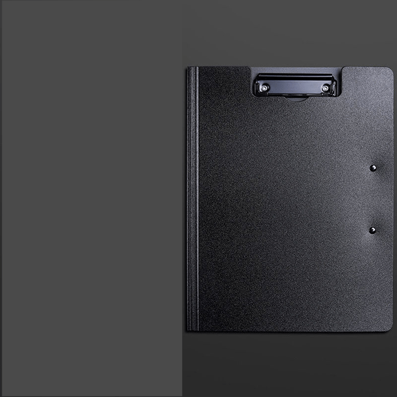 Clipboard Writing Pad Memo Clip Board Double Clips Test Paper Storage Organizer