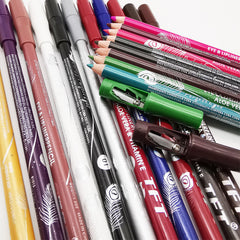 2 in 1 Makeup Pen Lip Liner Eyebrow Pencil Eyeliner Highlighter