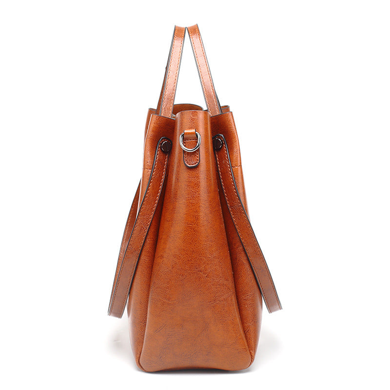 Vintage Large Tote Bag Top Handle Satchel Purse Women's Shoulder Bag