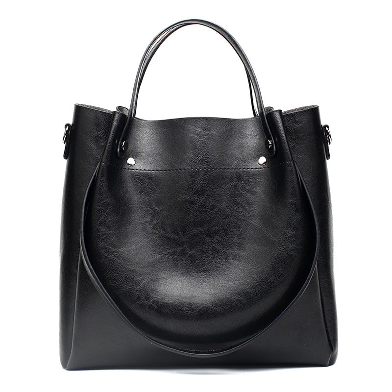 Vintage Large Tote Bag Top Handle Satchel Purse Women's Shoulder Bag