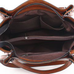 Vintage Large Tote Bag Top Handle Satchel Purse Women's Shoulder Bag