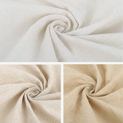 3pcs Large Linen Needlework Fabric For Crafts 62x48cm