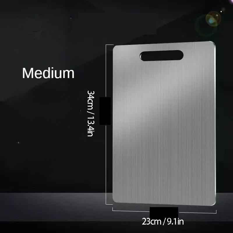 Stainless Steel Cutting Board Double Sided Chopping Board