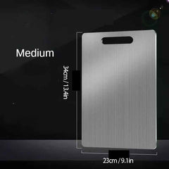 Stainless Steel Cutting Board Double Sided Chopping Board
