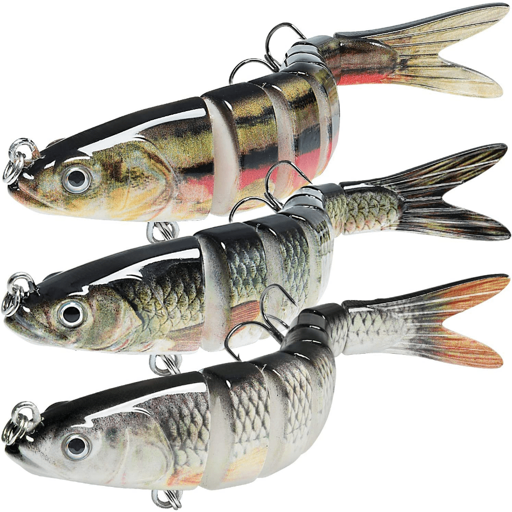 Swimbaits Slow Sinking Bionic Swimming Lures for Freshwater & Saltwater Fishing
