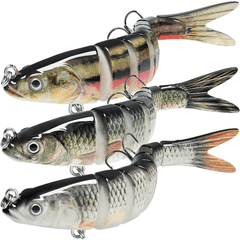 Swimbaits Slow Sinking Bionic Swimming Lures for Freshwater & Saltwater Fishing