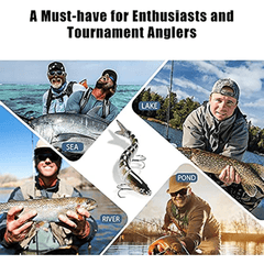 Swimbaits Slow Sinking Bionic Swimming Lures for Freshwater & Saltwater Fishing