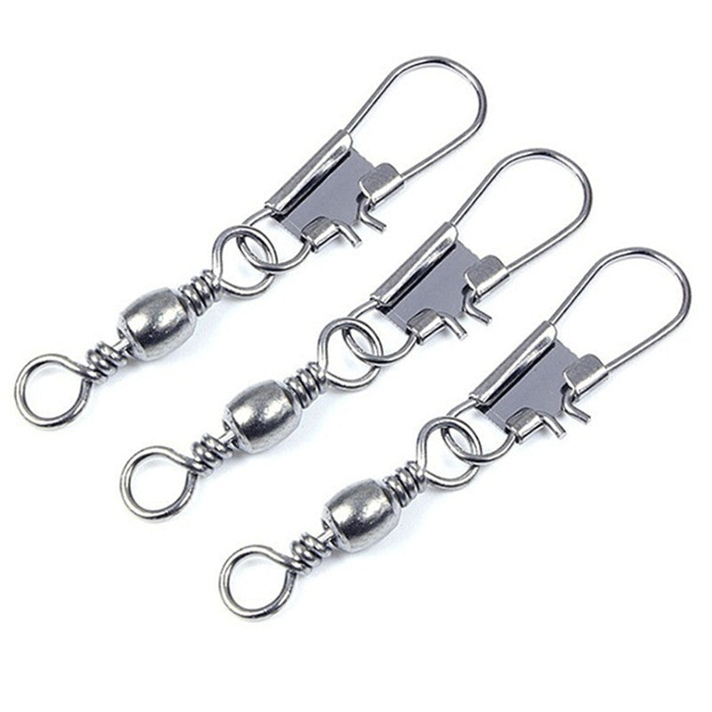 Metal Swivel Ring Buckle Fishing Line Connector
