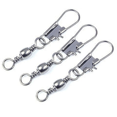 Metal Swivel Ring Buckle Fishing Line Connector