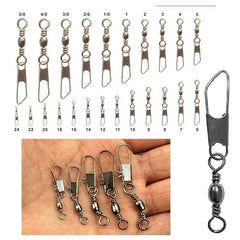 Metal Swivel Ring Buckle Fishing Line Connector