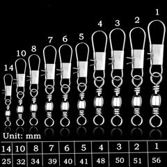 Metal Swivel Ring Buckle Fishing Line Connector