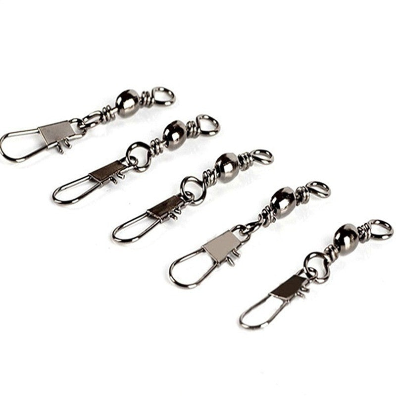 Metal Swivel Ring Buckle Fishing Line Connector