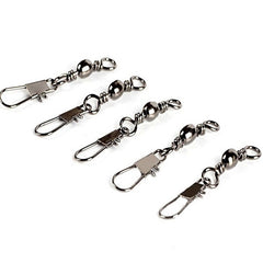 Metal Swivel Ring Buckle Fishing Line Connector