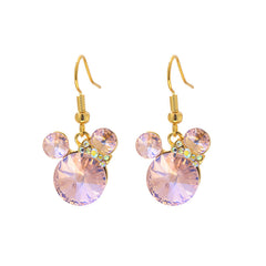CZ Mouse Stud Earrings Kids Accessory