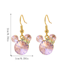 CZ Mouse Stud Earrings Kids Accessory