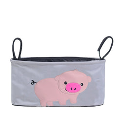 Stroller Hanging Bag with Cartoon Design & Large Capacity
