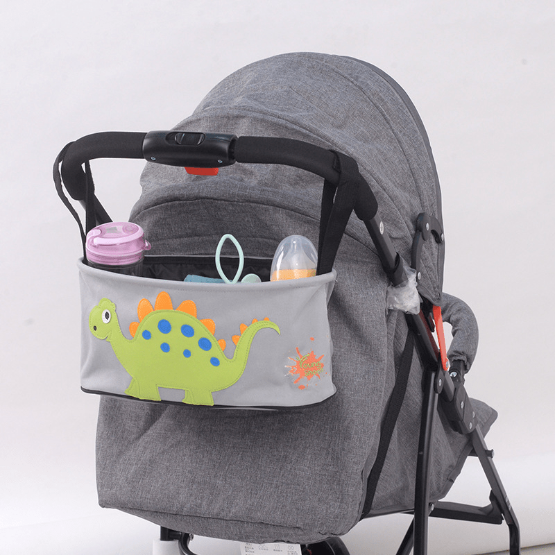 Stroller Hanging Bag with Cartoon Design & Large Capacity