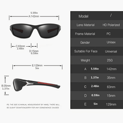 UV400 Polarized Sunglasses Men Outdoor Sports Activities
