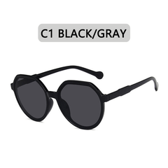Large Round Candy Sunglasses Women Vintage Stylish UV Protection Lenses