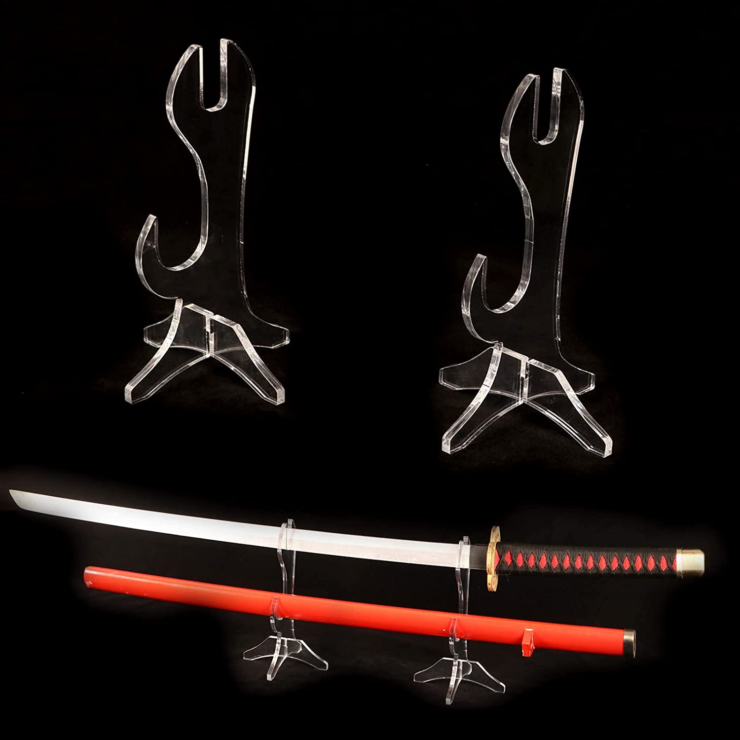 Acrylic Samurai Sword Stand - Display Stand for All Swords Katana