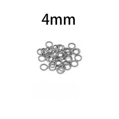 3mm 15mm Stainless Steel Jump Rings Split Ring DIY Jewelry Findings