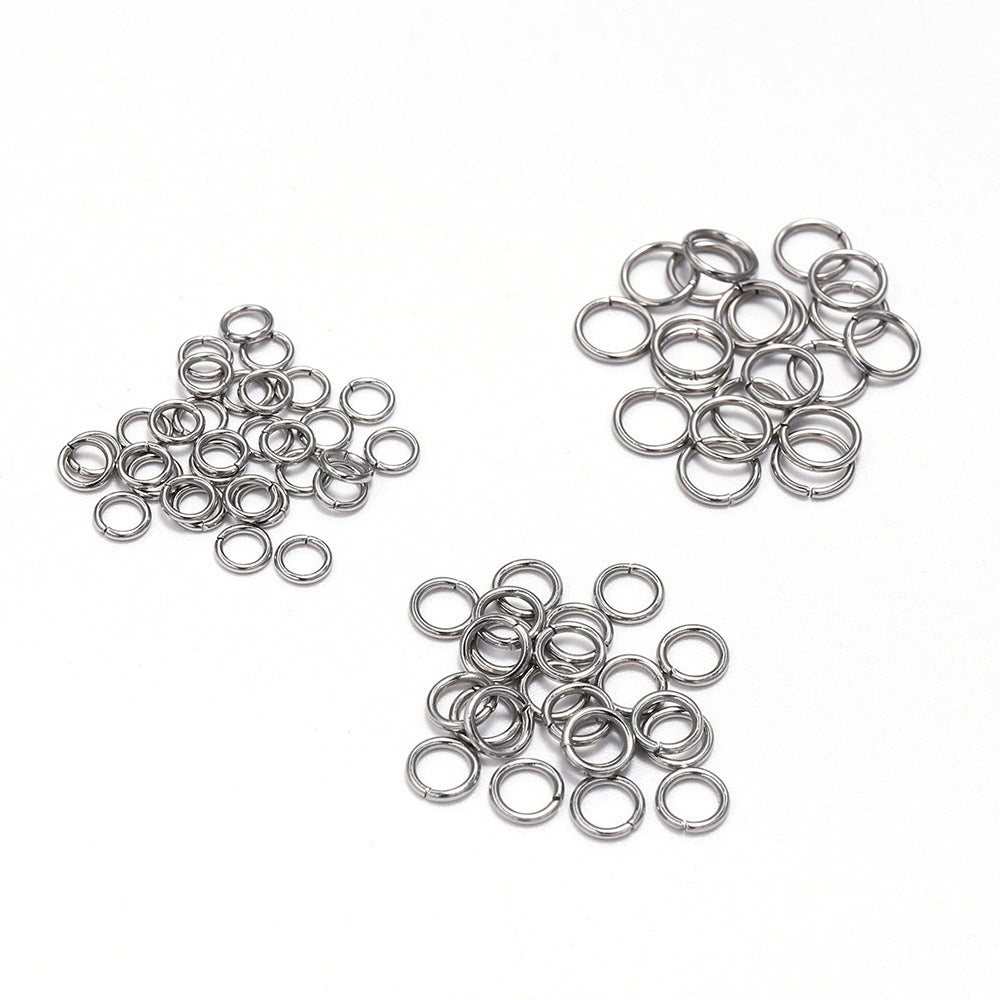 3mm 15mm Stainless Steel Jump Rings Split Ring DIY Jewelry Findings